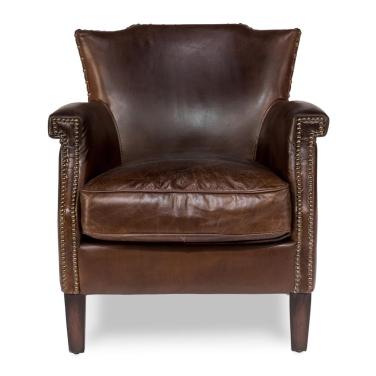 Leather Chair by Sarreid