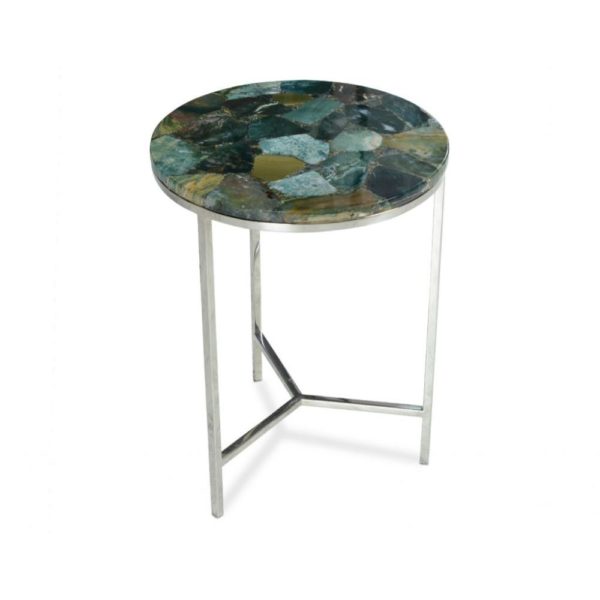 Foster Green Jasper Chairside Table