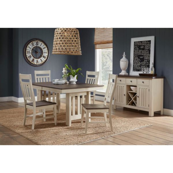 Bremerton Trestle Table - Saddledust Oyster - Image 3
