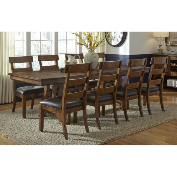 Ozark Plank Upholstered Side Chair - Image 2