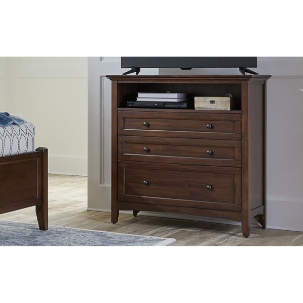 Westlake Media Chest - Cherry Brown - Image 2