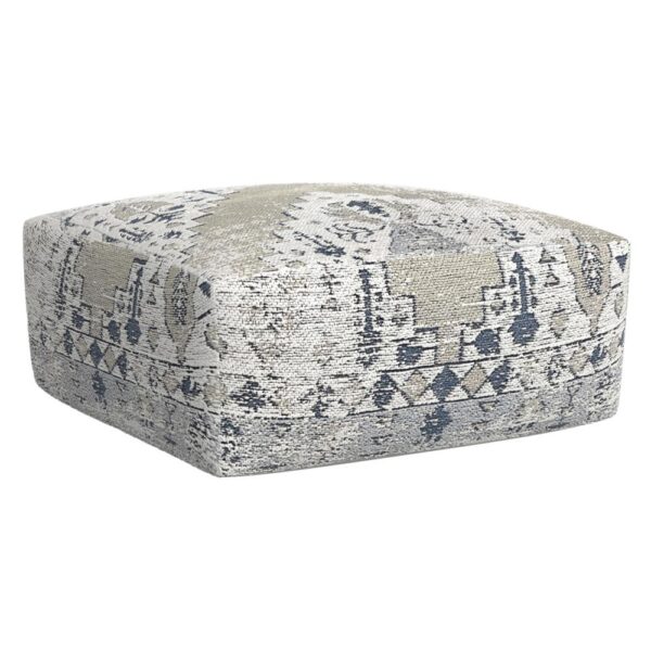 Kira Jacquard Woven Pouf
