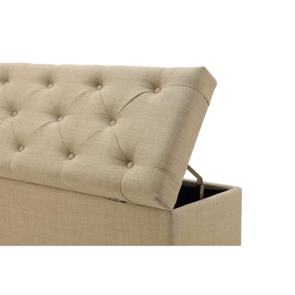 Levi Tufted Storage Bench - Image 3