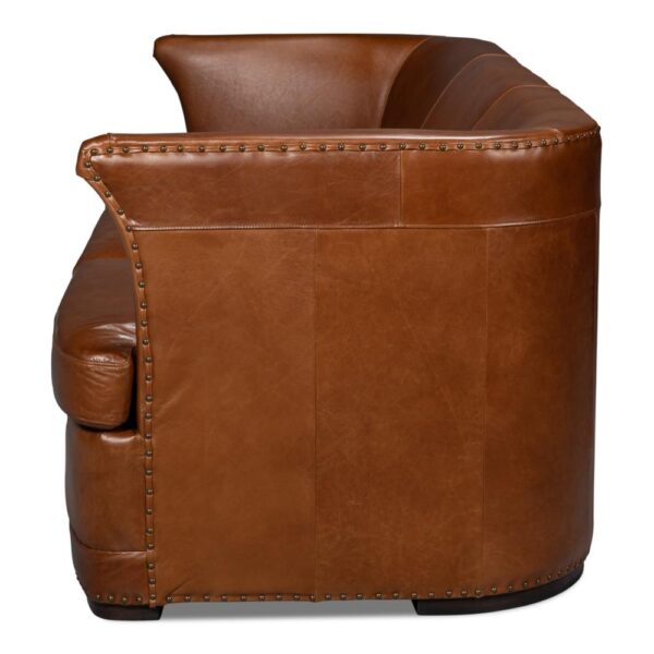 Mcmillan Distilled Leather Sofa - Image 3