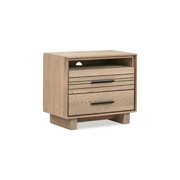 Batten Two Drawer Nightstand