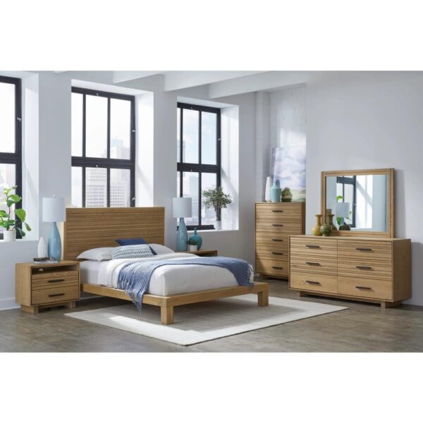 Batten Two Drawer Nightstand - Image 3