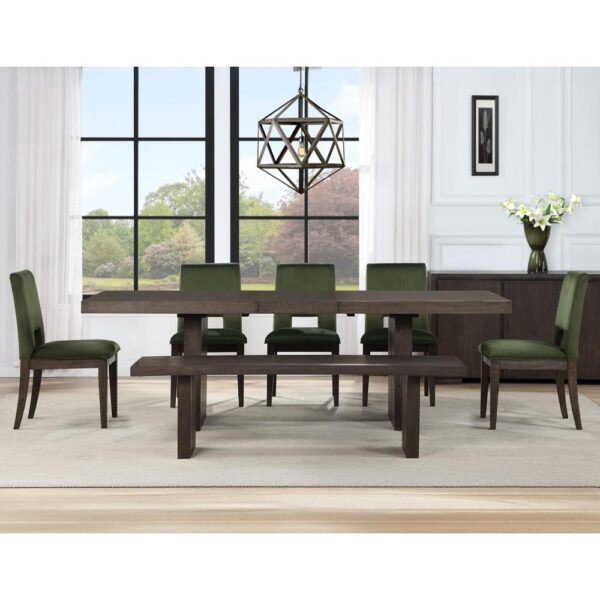 Evan 68" Wooden Bench - Image 2