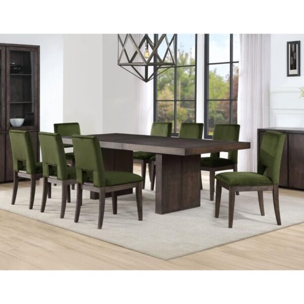 Evan Green Velvet Side Chair - Image 5