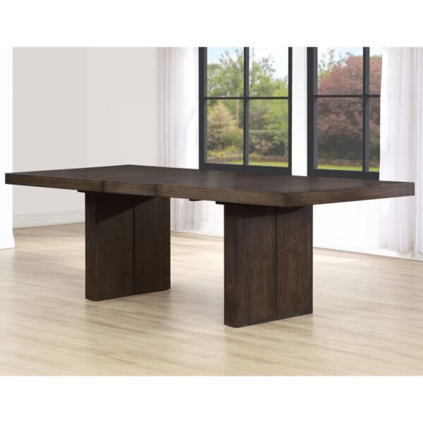 Evan 78-96 inch Dining Table With Leaf - Image 2