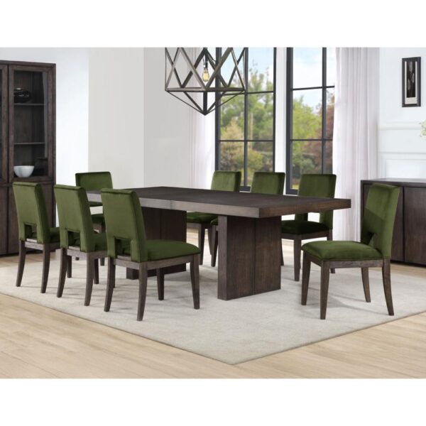 Evan 78-96 inch Dining Table With Leaf - Image 3