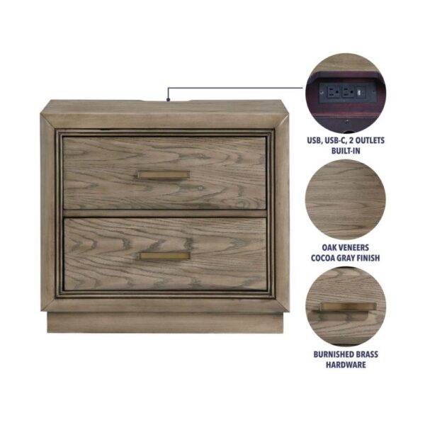 Sonoma 2 Drawer Nightstand - Image 3